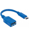 Manhattan Kabel USB 3.1 Gen1, typ-C / typ-A M/Ż 15cm niebieski - nr 9
