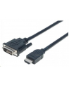 Manhattan Kabel monitorowy HDMI-DVI-D 24+1 M/M 3m czarny - nr 5
