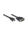 Techly Kabel monitorowy HDMI-DVI-D 24+1 M/M 1.8m czarny - nr 11