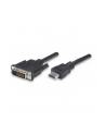 Techly Kabel monitorowy HDMI-DVI-D 24+1 M/M 1.8m czarny - nr 14
