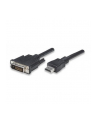 Techly Kabel monitorowy HDMI-DVI-D 24+1 M/M 1.8m czarny - nr 1