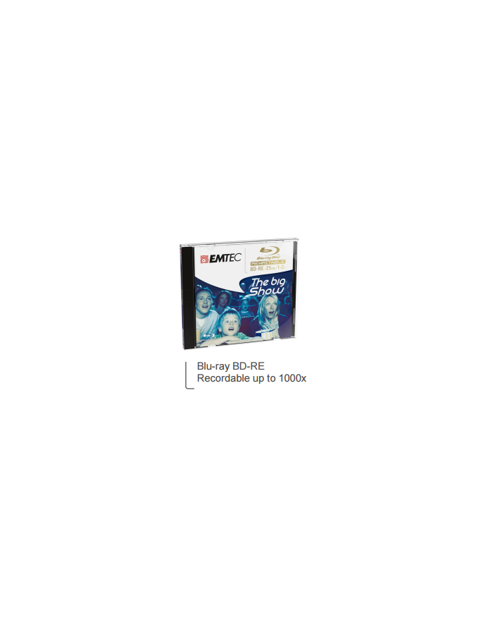 Emtec disc Blu ray BD-RE 25GB 1-2x JC Giftbox (5) główny