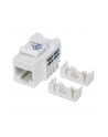 Intellinet Network Solutions Intellinet Moduł Keystone Cat6 UTP RJ45 zaciskany biały - nr 24