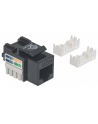 Intellinet Network Solutions Intellinet Moduł Keystone Cat5e UTP RJ45 zaciskany czarny - nr 24