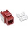 Intellinet Network Solutions Intellinet Moduł Keystone Cat5e UTP RJ45 zaciskany czerwony - nr 17