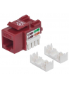 Intellinet Network Solutions Intellinet Moduł Keystone Cat5e UTP RJ45 zaciskany czerwony - nr 18