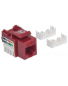 Intellinet Network Solutions Intellinet Moduł Keystone Cat5e UTP RJ45 zaciskany czerwony - nr 20