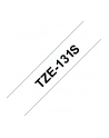 Taśma Brother 12mm BLACK ON CLEAR (4m) - nr 5
