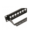 Intellinet Pusty 24-portowy panel do modułów Keystone 1U 19'' z organizerem - nr 3