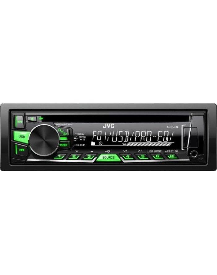 JVC Radio Samochodwe CD/USB KD-R469EY główny