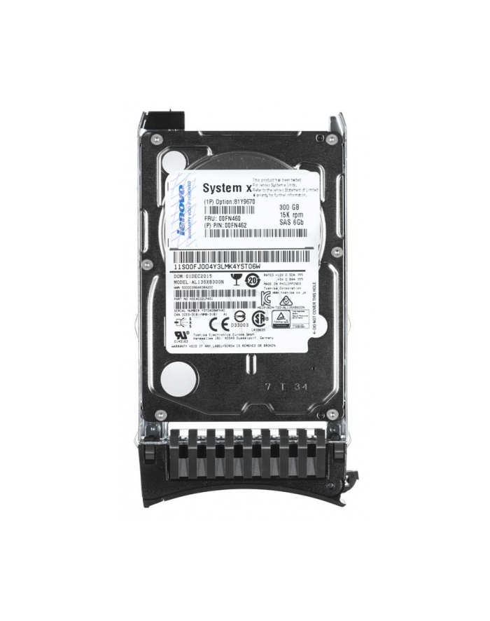 300GB 15K 6Gbps SAS 2.5  SFF G2HS HDD główny