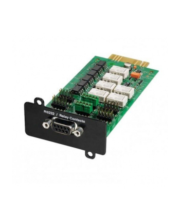 RELAY-MS Karta stykow bezpotencjalowych + RS232, standard Minislo                                                                              t, obsł nr 2