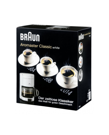Braun Ekspres do kawy KF 47 Aromaster white