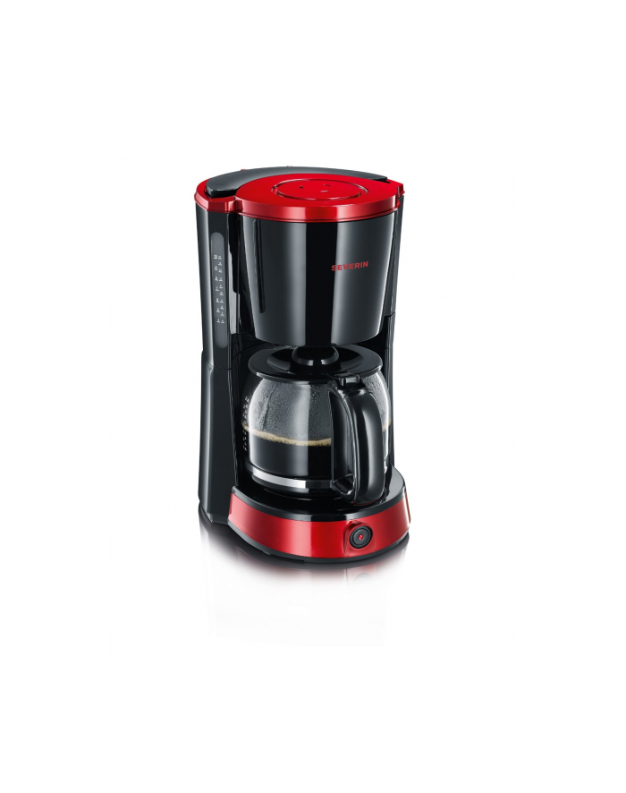 Severin KA 4492 - ekspres do kawy - czarno czerwony główny