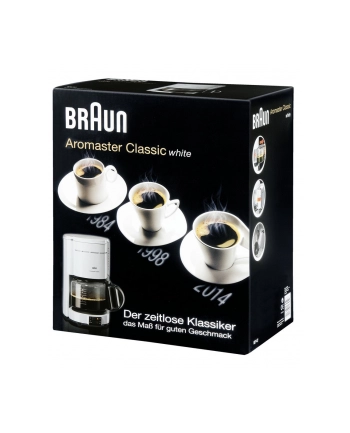 Braun Ekspres do kawy KF 47 Aromaster white
