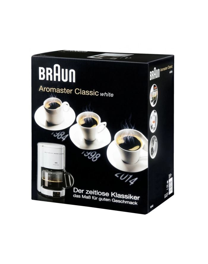 Braun Ekspres do kawy KF 47 Aromaster white główny