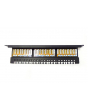 Patch panel Digitus 19'' 24-portowy UTP kat. 6, 15 LGW czarny - nr 2