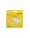 Delock Adapter miniDisplayport 1.1 męski > VGA / HDMI / DVI żeński pasywne biały - nr 22