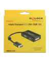 Delock Adapter Displayport 1.1 męski > VGA / HDMI / DVI żeńskie pasywne czarny - nr 10