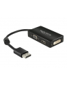 Delock Adapter Displayport 1.1 męski > VGA / HDMI / DVI żeńskie pasywne czarny - nr 12