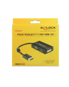 Delock Adapter Displayport 1.1 męski > VGA / HDMI / DVI żeńskie pasywne czarny - nr 14