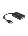 Delock Adapter Displayport 1.1 męski > VGA / HDMI / DVI żeńskie pasywne czarny - nr 17