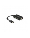 Delock Adapter Displayport 1.1 męski > VGA / HDMI / DVI żeńskie pasywne czarny - nr 19