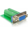Delock Adapter VGA żeński > Terminal Block 16pin - nr 12