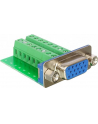 Delock Adapter VGA żeński > Terminal Block 16pin - nr 7