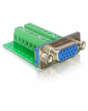 Delock Adapter VGA żeński > Terminal Block 16pin - nr 9