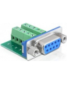 Delock Adapter Sub-D 9 pin żeński > Terminal block 10 pin - nr 19
