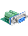 Delock Adapter Sub-D 9 pin żeński > Terminal block 10 pin - nr 10