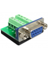 Delock Adapter Sub-D 9 pin żeński > Terminal block 10 pin - nr 3