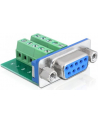 Delock Adapter Sub-D 9 pin żeński > Terminal block 10 pin - nr 8