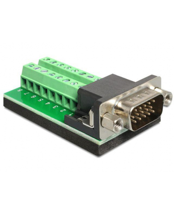 Delock Adapter VGA męski > Terminal Block 16 pin
