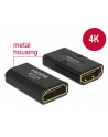 Delock adapter HDMI(F)->HDMI(F) High Speed HDMI Ethernet 4k - nr 1