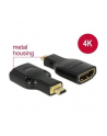 Delock adapter HDMI Micro-D(M)->HDMI(F) High Speed HDMI Ethernet 4k - nr 5