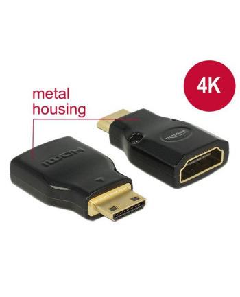 Delock adapter HDMI Micro-C(M)->HDMI(F) High Speed HDMI Ethernet 4k