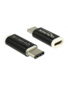 Delock Adapter USB 2.0 Micro-B z żeński (host)>USB Type-C™ 2.0 męski(urządzenie) - nr 20