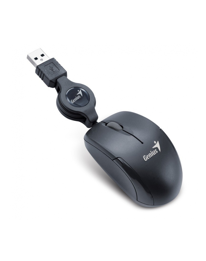 Mysz Genius Micro Traveler V2, USB, czarna główny