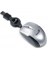 Mysz Genius Micro Traveler V2, USB, srebrna - nr 2