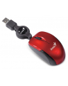 Mysz Genius Micro Traveler V2, USB, rubinowa - nr 1