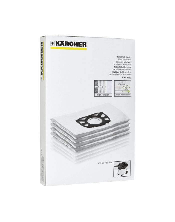 Karcher Worki WD 4 sztuki - 6.904-413.0 główny