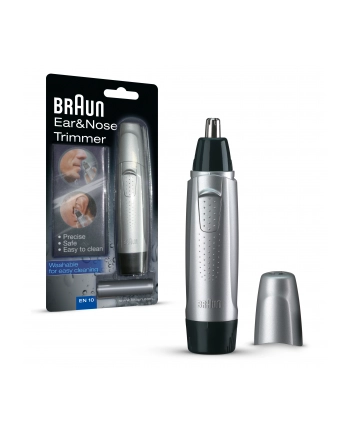 Braun Trymer do nosa EN 10 silver/bk
