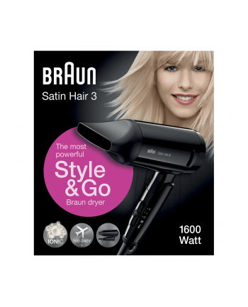 Braun Suszarka do włosów HD 350 Styl&Go black - Satin Hair 7