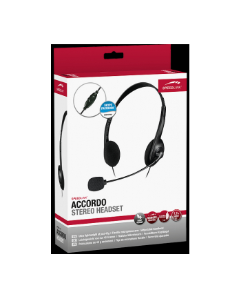 Speedlink ACCORDO Stereo Headset black nr 1