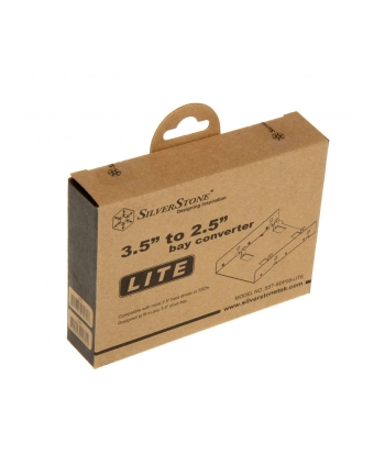SilverStone SST-SDP08-Lite - przejściówka z 3.5 cala na 2x 2.5 cala SSD/HDD