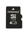 Intenso microSD 4GB 5/21 Class 4 +Adapter - nr 10