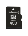 Intenso microSD 4GB 5/21 Class 4 +Adapter - nr 36