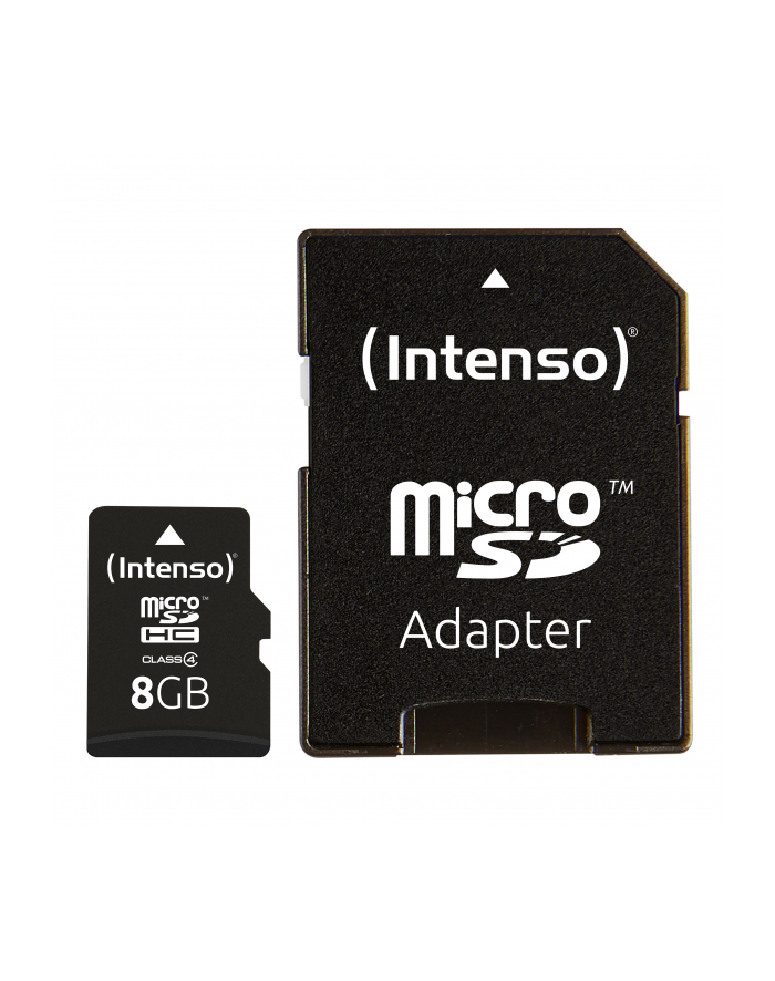 Intenso microSD 8GB 5/21 Class 4 +AD główny